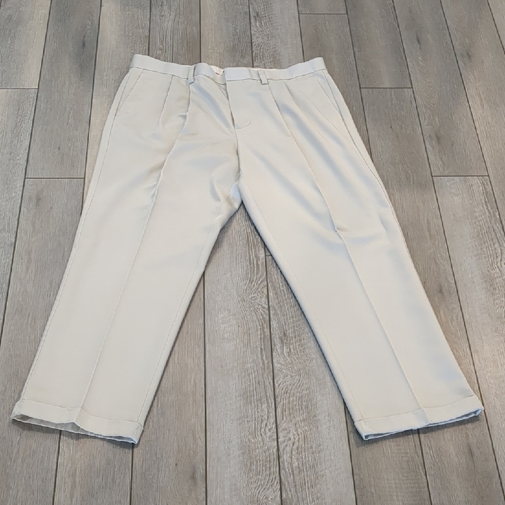 ✨3 FOR $30✨Dockers Cream Dress Pants Flat Front Straight-Leg